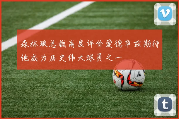 森林狼总裁高度评价爱德华兹期待他成为历史伟大球员之一